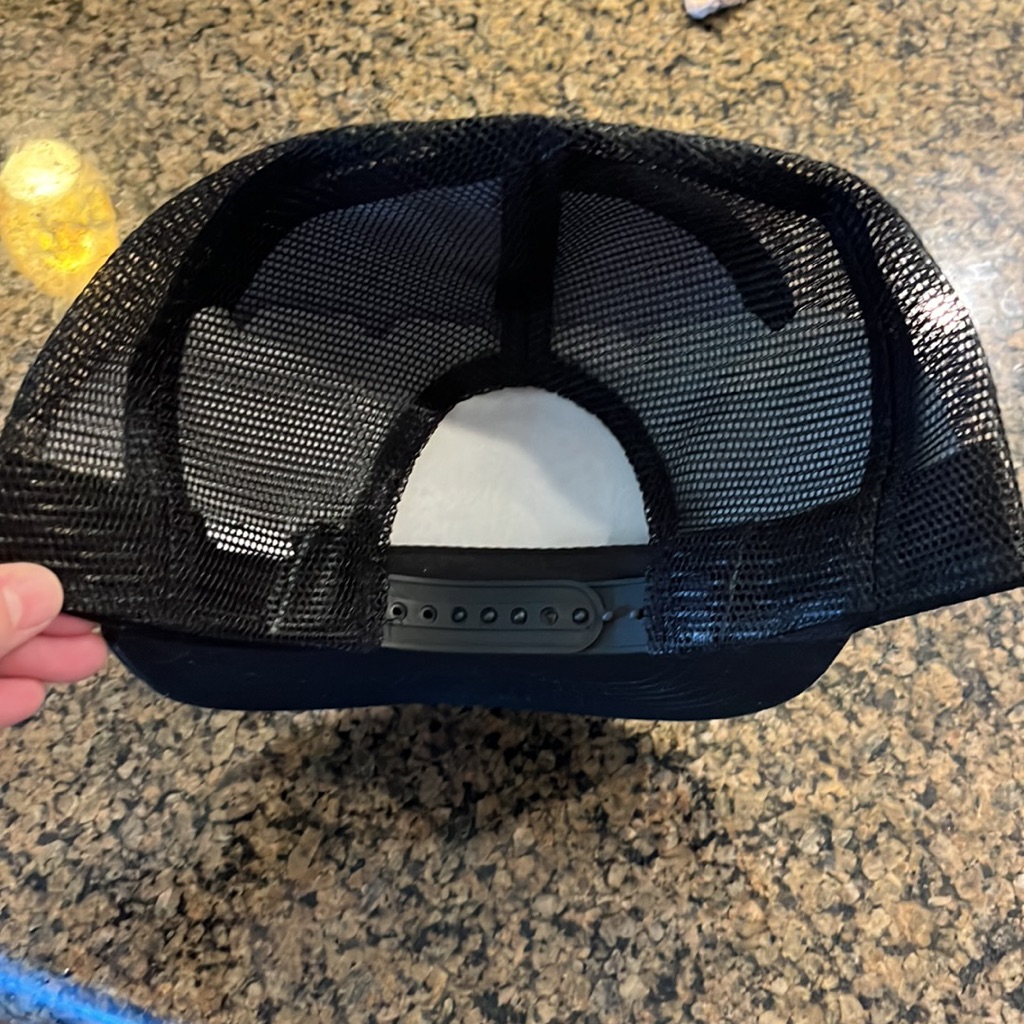 Black Mesh Trucker Hat — image 6 of 6